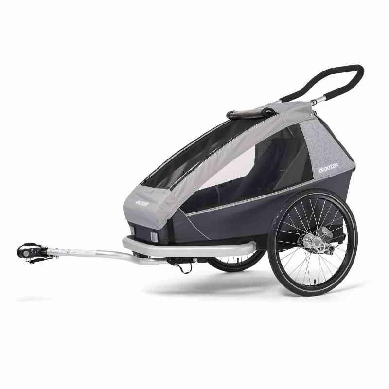 Croozer Kid Keeke 1 Cykeltrailer til Barn - Grå