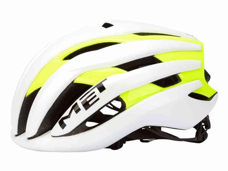 Met Trenta - Cykelhjelm - Hvid/Gul - Str. 56-58 cm