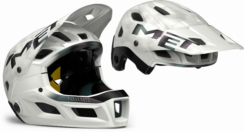 MET Hjelm Parachute MCR MIPS - Hvid