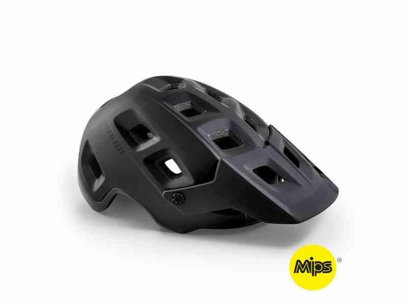 MET Terranova Mips - MTB Cykelhjelm - Mat Sort 56-58 cm