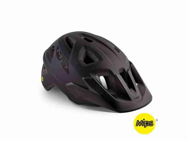 Met Echo Mips - MTB Cykelhjelm - Sort - Str. 52-57 cm