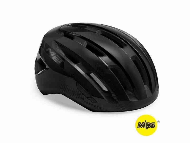 Met Miles Mips - Cykelhjelm - Sort - Str. 58-61 cm