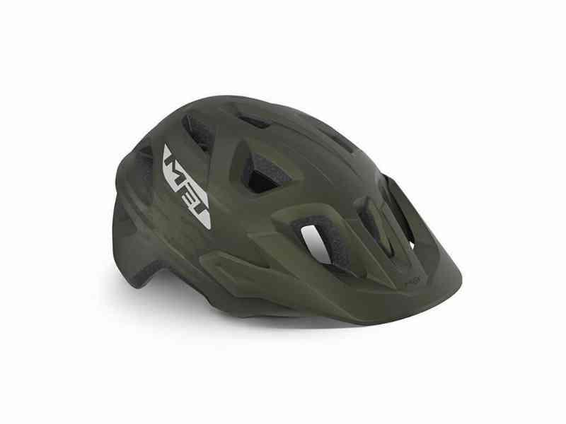 Met Echo – Cykelhjelm – MTB – Mat Oliven Grøn 52-57 cm