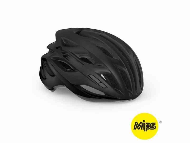 MET Estro Mips - Cykelhjelm - Mat Sort - Str. 56-58 cm