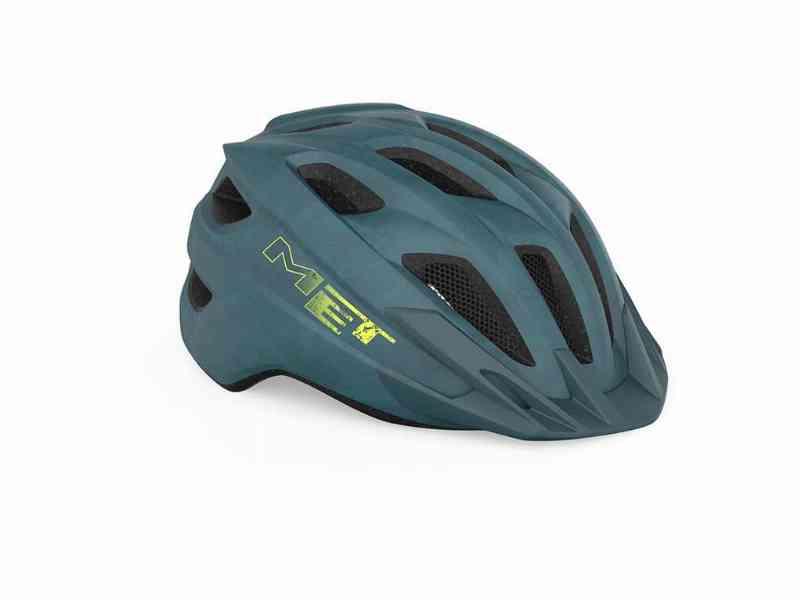 MET Crackerjack - Børnecykelhjelm - Mat petrol 52-57 cm