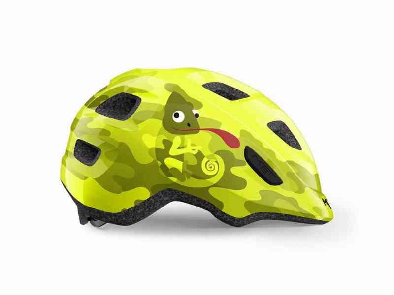 Met Hooray – Børnecykelhjelm Lime Grøn 46-52 cm