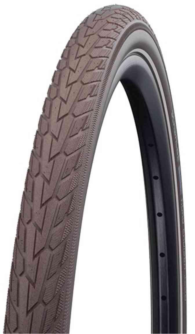 Schwalbe Road Cruiser K-Guard Dæk 28x1.75 - Brun Refleks