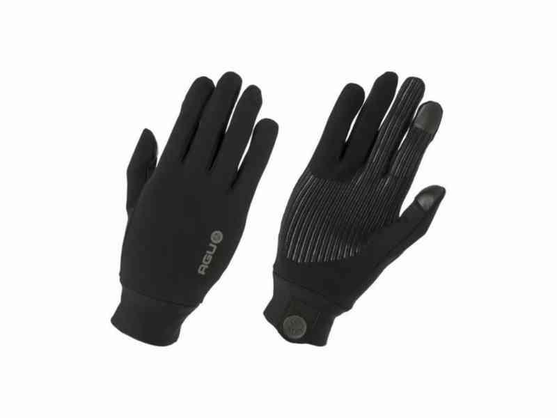 AGU Stretch - Cykelhandsker - Sort - Størrelse M