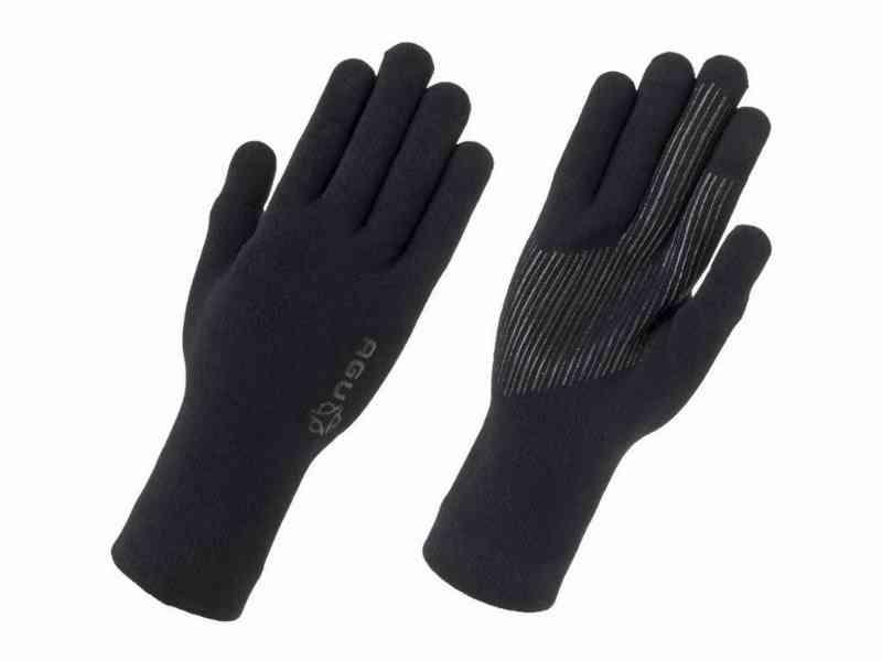 AGU Merino Uld Cykelhandsker - Sort - Str. L
