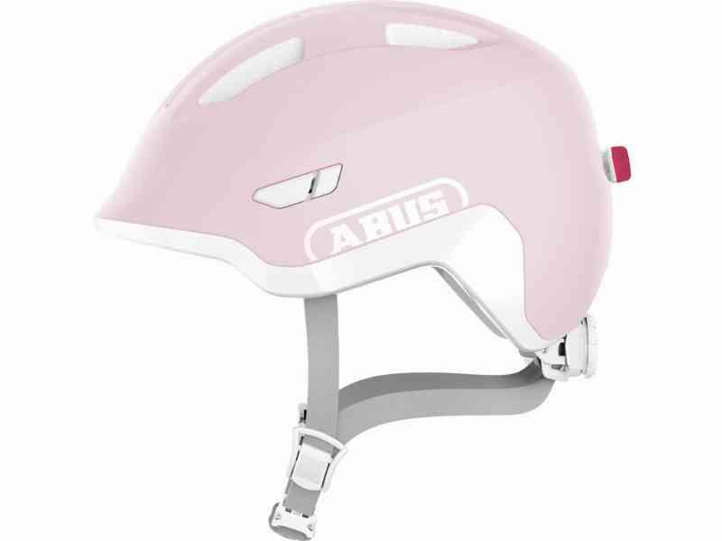 Abus Smiley 3.0 LED - Børnecykelhjelm - Ren rosa - M