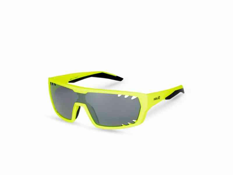 AGU Beam - Sports- og cykelbrille, UV 400, Fluo Gul