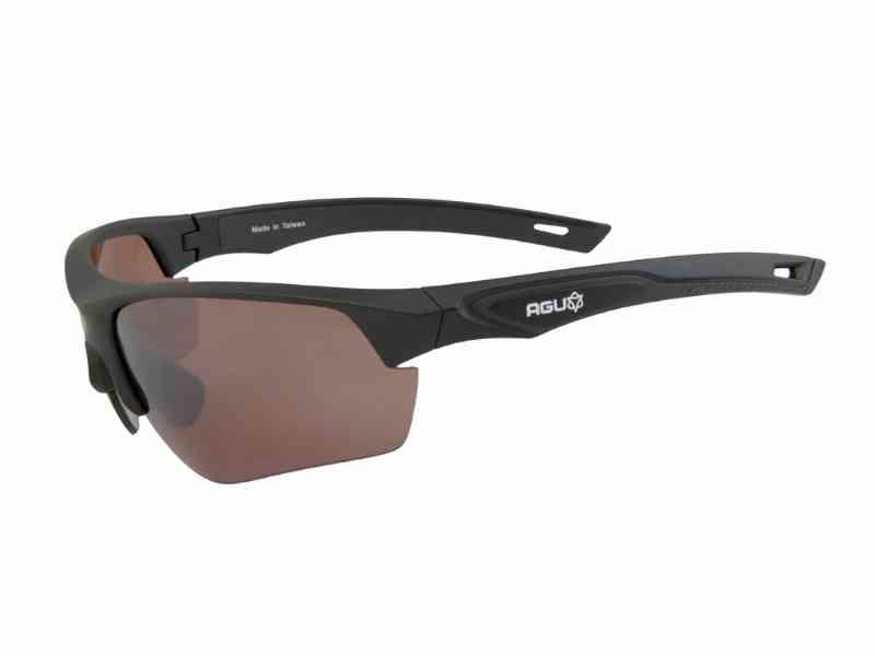 AGU Medina HD - Sport- og cykelbriller med 3 linser - Sort