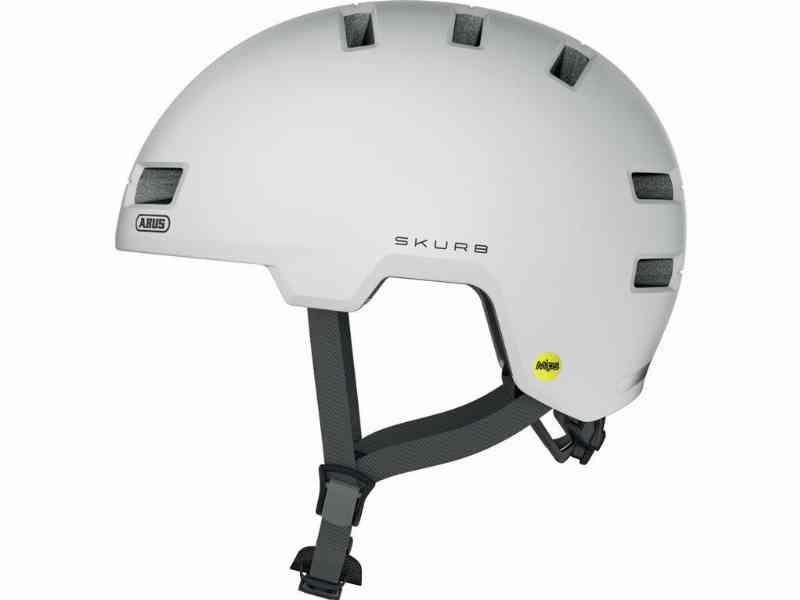 Abus Skurb MIPS - Cykelhjelm - Polar white - Str. M