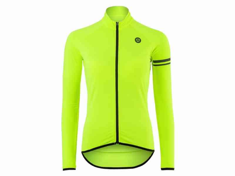 AGU Cykeltrøje - Essential Thermo - Neon Gul - XXXL