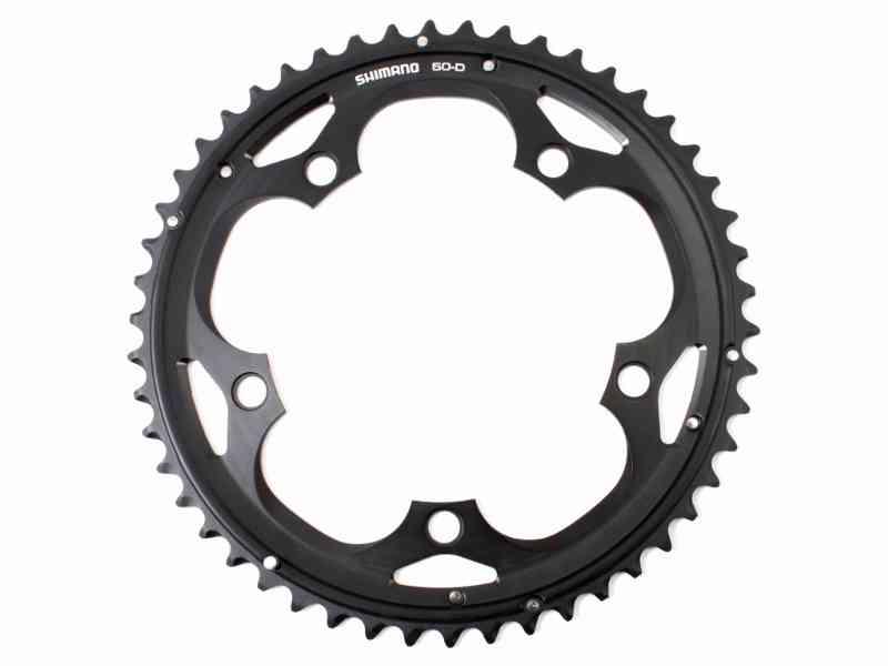 Shimano 105 50-tands klinge i sort 5703