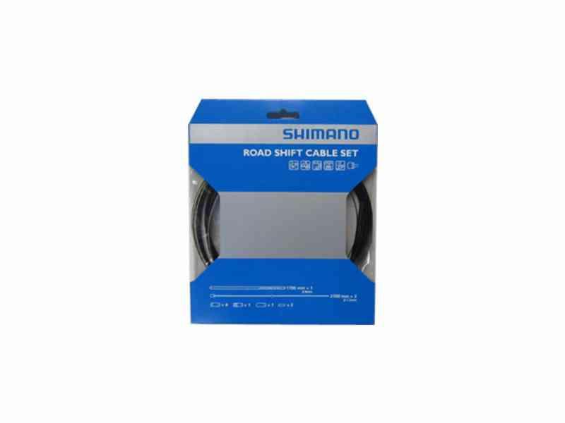Shimano - Sort gearkabelsæt til racercykler