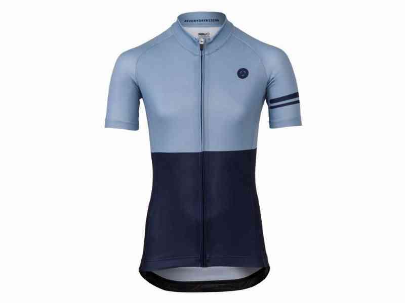 AGU Duo Essential - Børnecykeltrøje - Blå - Str. 128