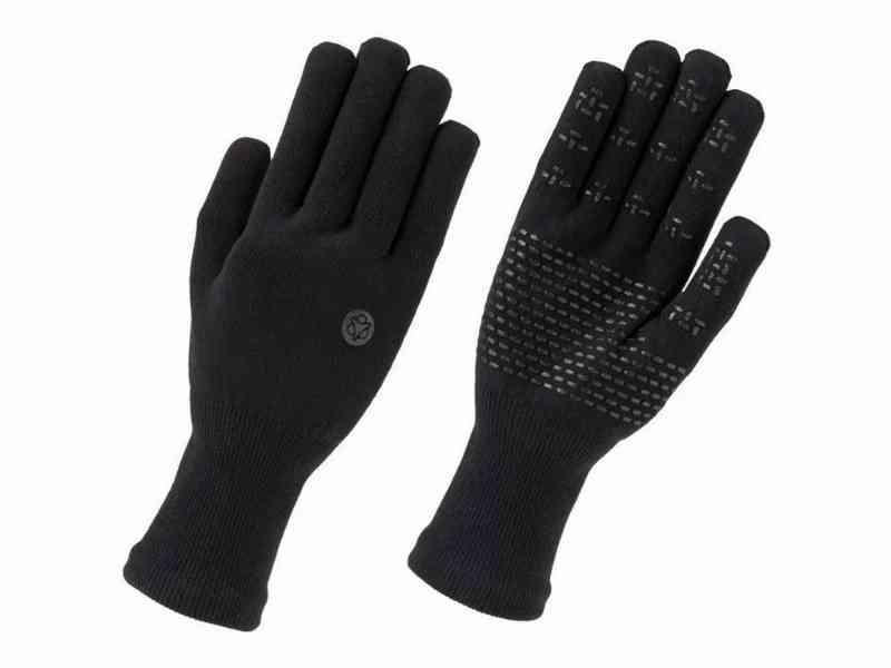 AGU Merino Cykelhandsker - Vandtætte - Sort - XL
