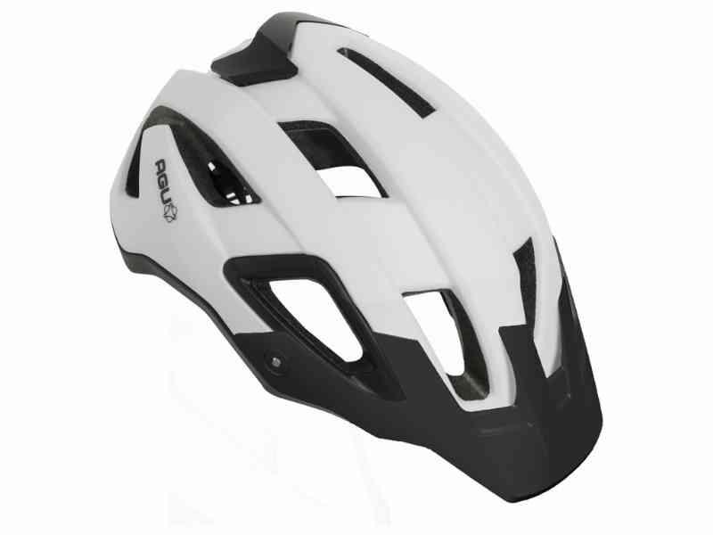 AGU Trail MTB Cykelhjelm - Hvid, Str. 55-59 cm