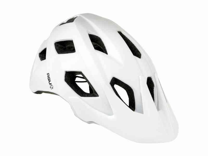 AGU XC MTB Cykelhjelm - Hvid, Str. 58-61 cm