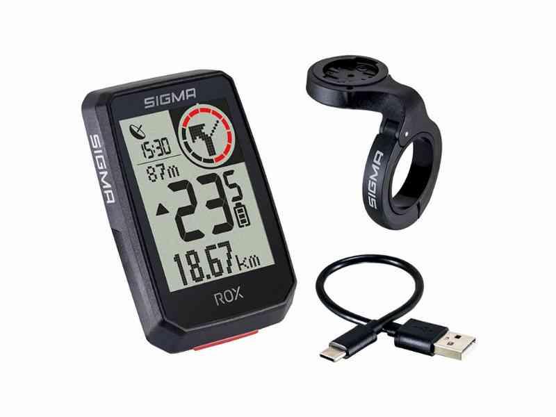 Sigma ROX 2.0 - GPS Cykelcomputer - Sort
