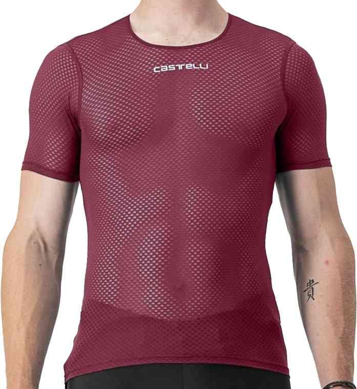 Castelli PRO MESH 2.0 Kortærmet Baselayer - Rød