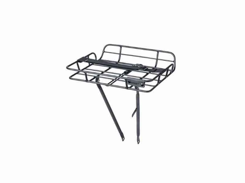 Basil Portland Frontbærer - Sort Aluminium, 10 kg