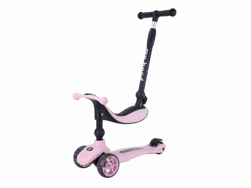 My Hood Kick'n Ride - Rosa Løbehjul til Børn 1+