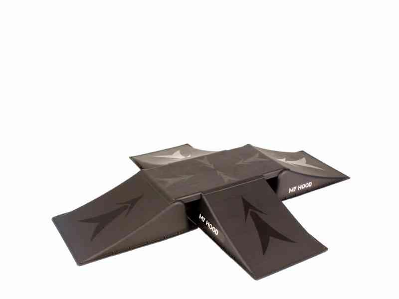 My Hood Mini Rampe 4 Veje til Skateboarding