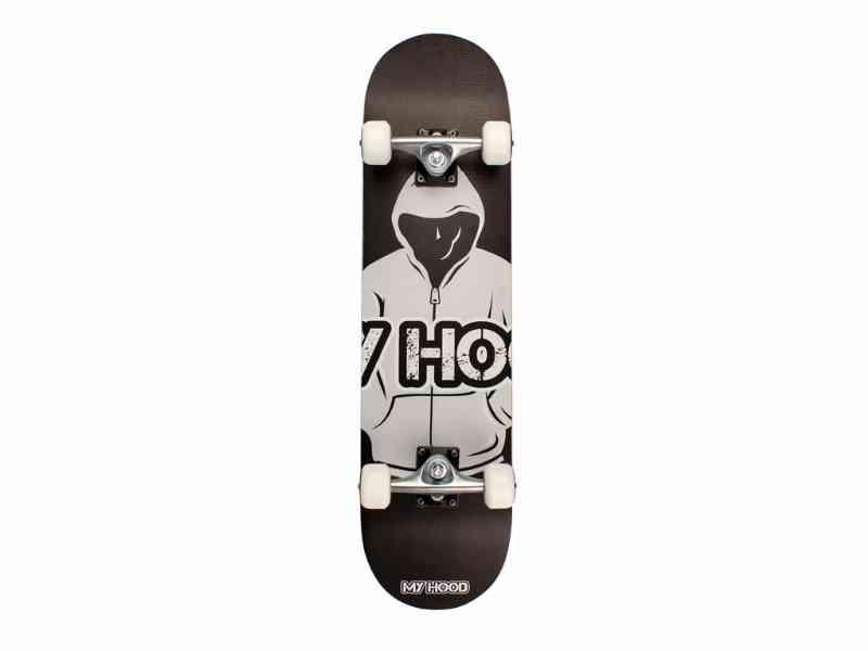 Skateboard My Hood ABEC9 – Sort/Grå