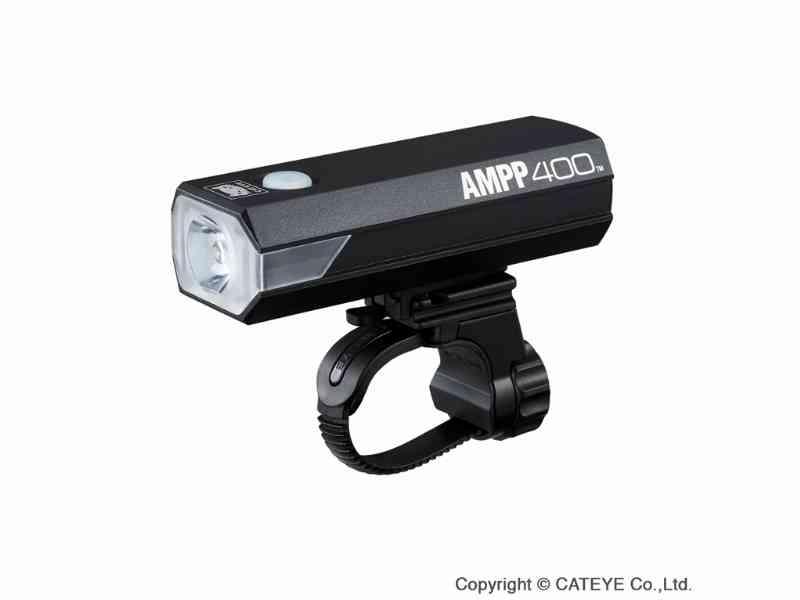 Cateye AMPP Cykellygte – 400 lumen – USB Opladelig
