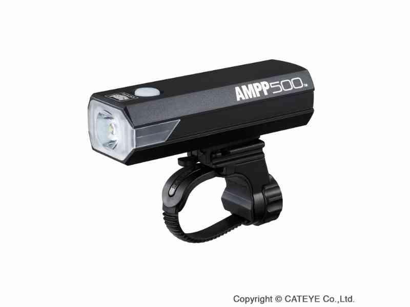 Cateye AMPP Cykellygte - 500 lumen - USB Sort