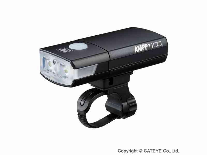 Cateye AMPP Cykellygte - 1100 lumen - USB Sort