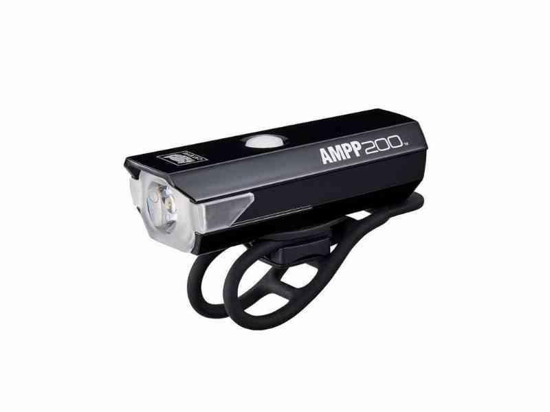 Cateye AMPP Cykellygte - 200 lumen - USB Sort