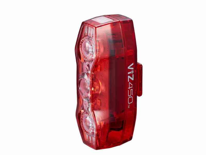 Cateye ViZ450 Baglygte - 450 lumen - USB opladelig