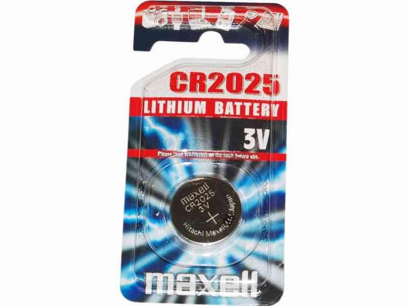 Maxell CR2025 Lithium 3V Batteri - 1 stk til salg!