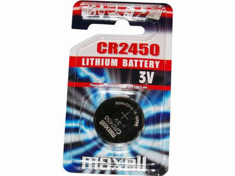 Maxell CR2450 Lithium 3V Batteri - 1 stk