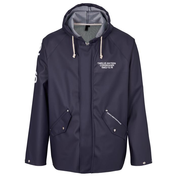 Twelve Sixteen Regnjakke RAIN 100 - Blå XS
