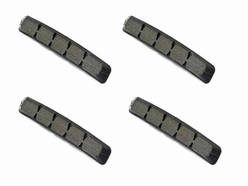 Swissstop RX sort - V-bremsegummi - 4 stk