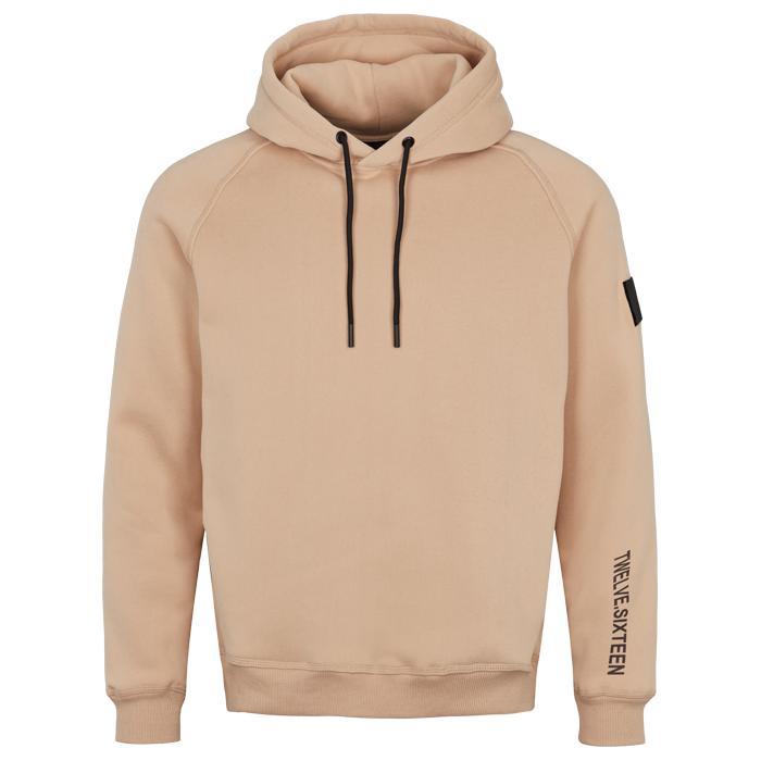 Twelve Sixteen Hoodie  Sand  Bomuld - XS / Beige