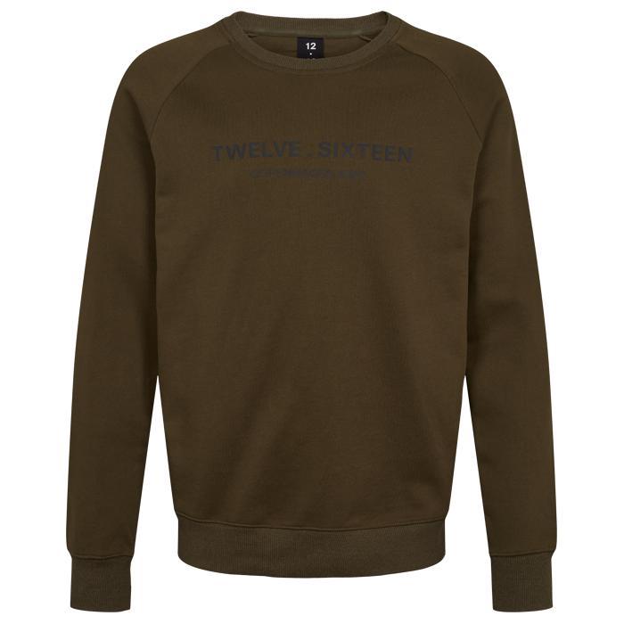 Twelve Sixteen Sweatshirt Flaske Grøn - XXXL