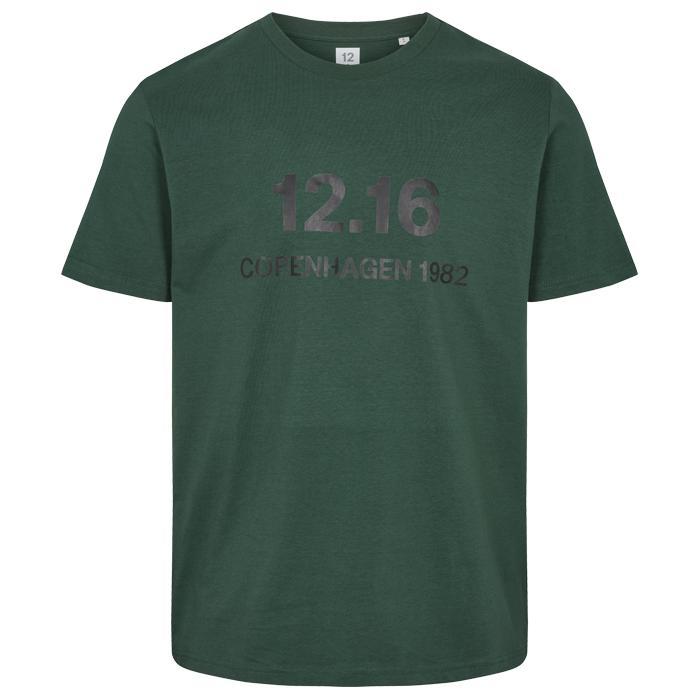 Twelve Sixteen T-shirt i Økologisk Bomuld - XS Grøn