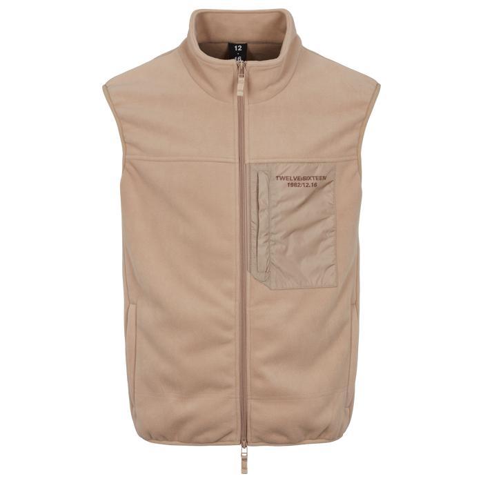 Twelve Sixteen Fleece Vest Sand - XS / Beige