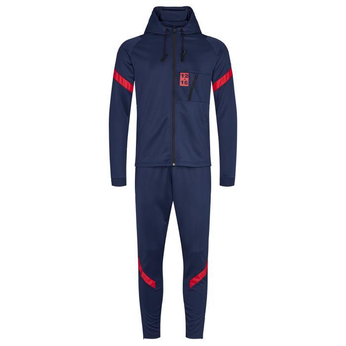 Twelve Sixteen Tracksuit Blå-Rød - XS