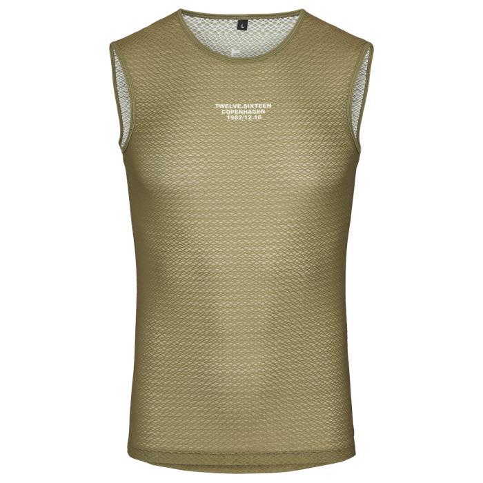 Twelve Sixteen Cykelundertrøje Tanktop - Oliven S