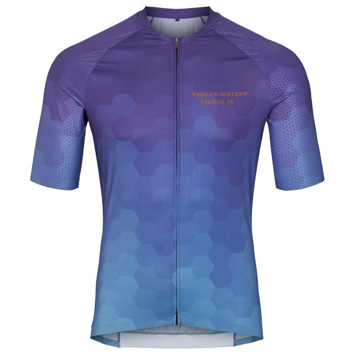 Twelve Sixteen Sky Pro Cykeltrøje Multi Blå - XS