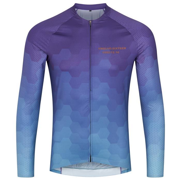 Twelve Sixteen Langærmet Cykeltrøje Sky Pro - XS