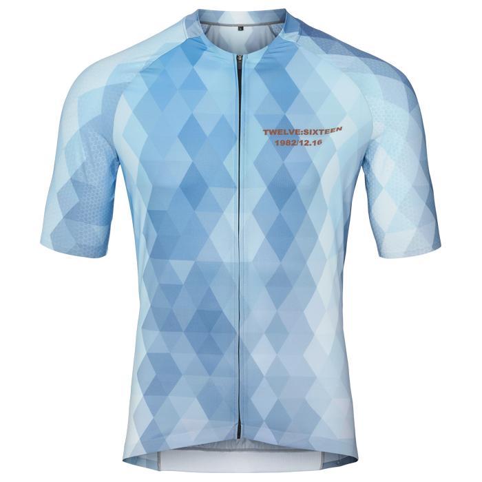 Twelve Sixteen Sky Pro Cykeltrøje L. Blå Multi - XS