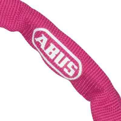 Abus Kædelås til børn 1200 m/kode - Lyserød