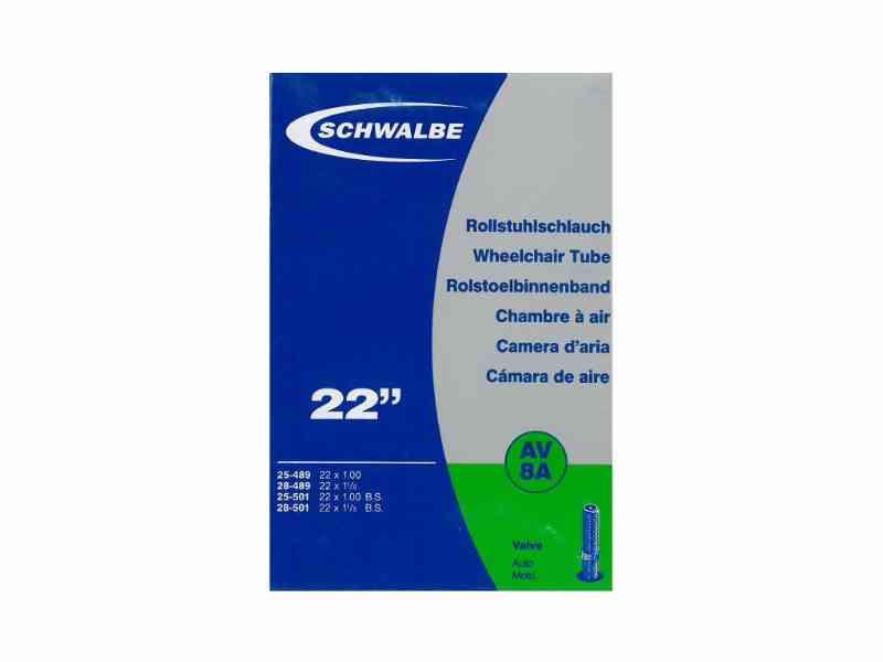 Schwalbe 22 x 1,00-1,25 slange med Auto ventil